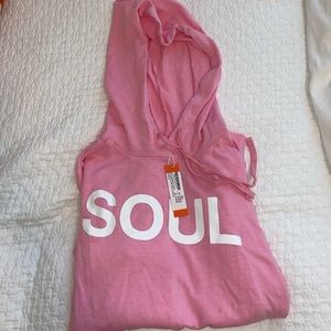 Soul Cycle Sundry pink hoodie